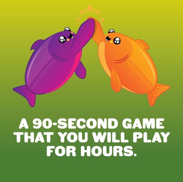 Exploding Kittens Happy Salmon - Kortspel för vuxna, tonåringar och barn - Roliga familjespel