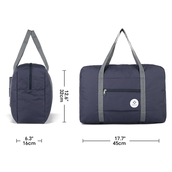 Easyjet Airlinesin matkustamoon sopiva käsimatkatavarakassi 45x36x20, taitettava matkakassi, matkalaukku, käsilaukku, yöpymismatkatavarat naisille ja miehille, 25 l