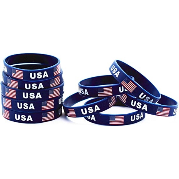 10 st American Flag Armband