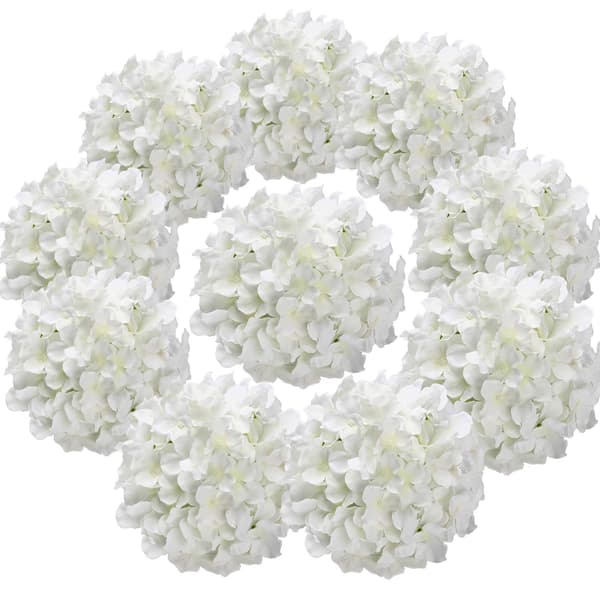Joulu Hydrangea Tekokukat Varret 10kpl (Valkoinen) white