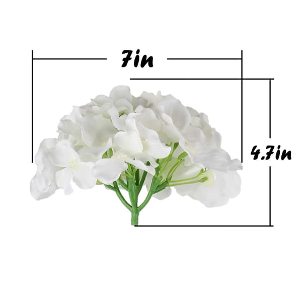 Joulu Hydrangea Tekokukat Varret 10kpl (Valkoinen) white