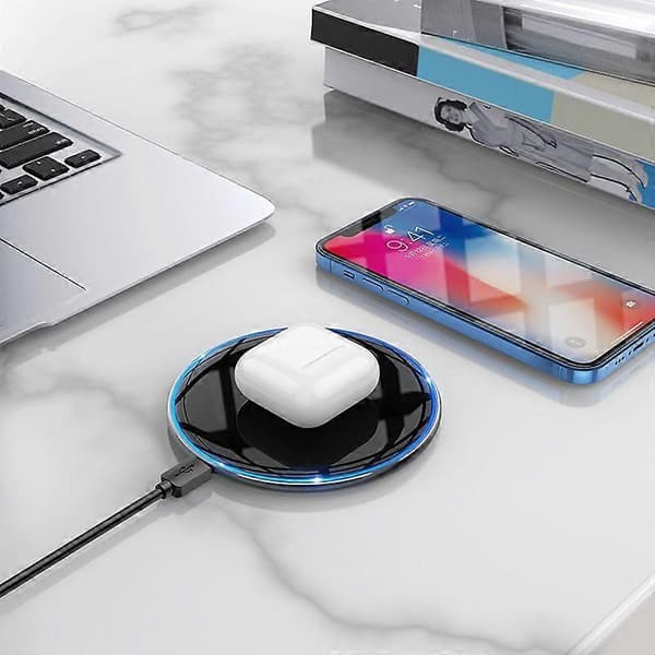 hoco. CW6 Pro Easy Charge 15W Trådløs Hurtiglading Aluminiumlegering for iPhone Pustelys Trådløs Lader
