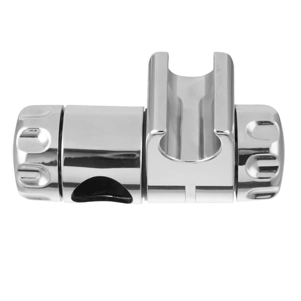 2 stk. 25 mm brusehovedholder til badeværelse, kromskyder, håndbruserhovedbeslag, fastgørelseselementer til 25 mm stigerør (2)