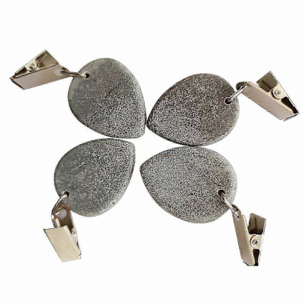 4-pack Dukvikter med Klämmor för Hem, Utomhus och Resor