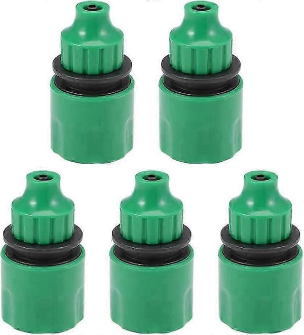 Hurtigkobling slangeadapter fitting 4 mm indvendig diameter slange til havevandingssystem 5 stk