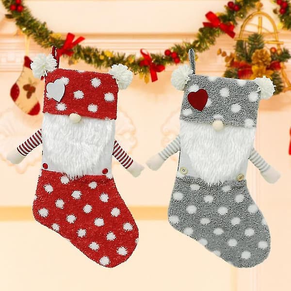Bjxy Julklappar, Julstrumpor, Presentpåsar, Julmönster, Juldekorationer