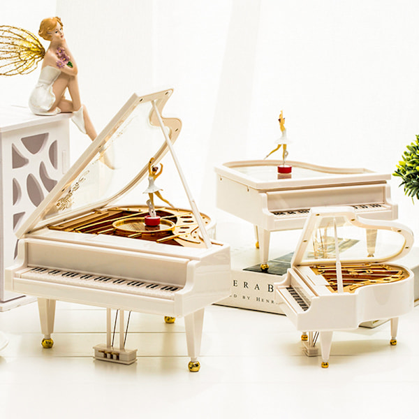 Tanssija Pianomusiikkilaatikko, Ballerina Musikaalinen Piano Balettitanssija Musiikkilaatikko Tytöt Ihana Koristelahja Keräilijöiden Koriste Vintage Musiikkilaatikko