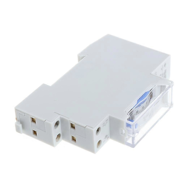 AC 220V 15 Minuter Mekanisk Timer Switch 24 Timmar Programmerbar Din-skena