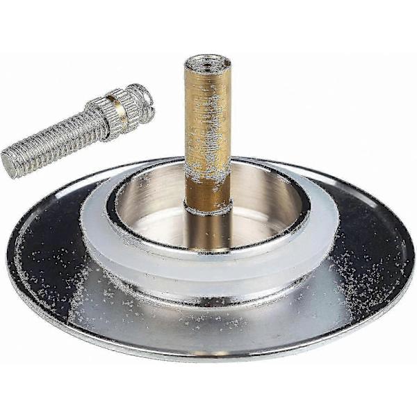 Justerbar Badekarsprop, 70 mm, Dobbelt Forsegling, Universal Pasform, Forkromet Messingvaskventil