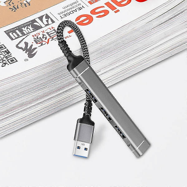 1x3.0+3x2.0 USB-hubb 4 Port Multi Splitter Adapter För PC Datortillbehör