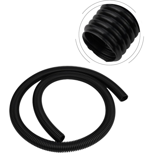 Universell 32mm Dammsugarslang Förlängning, Flexibel, Korrugerad, Extra Lång (3 Meter)