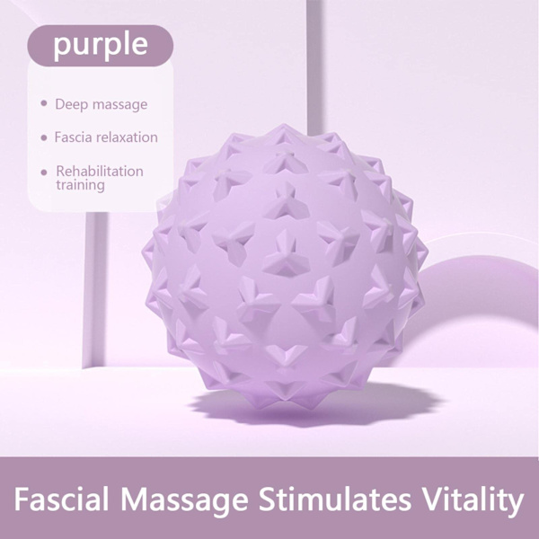 Pigget Massagebold, Blød Pigget Massagebold til Fødder Ryg, Dybdegående Vævsmassage, Muskelrestitution, Triggerpunkt, Myofasciel Løsning