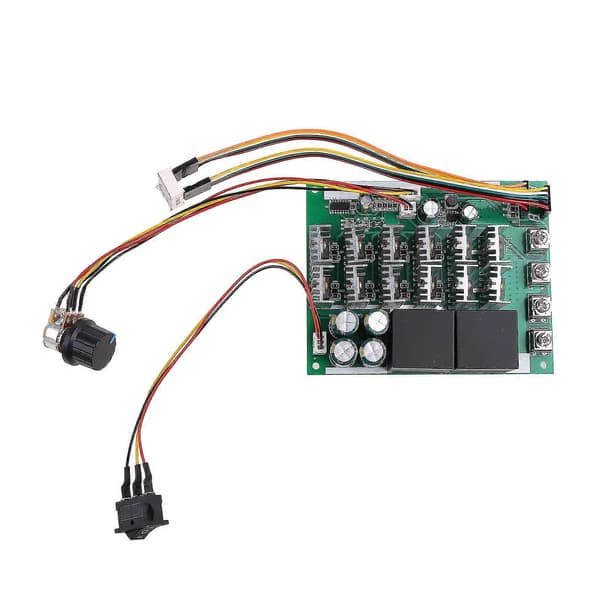PWM DC Motor Kontroll Hastighetsregulator DC10V-55V 60A Spenningskontroller Dimmer