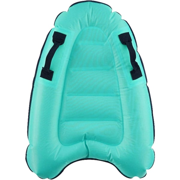 Oppblåsbar surfebrett Bodyboard brettbar brett med håndtak svømmebrett for barn voksne sammenleggbar sommer flytende