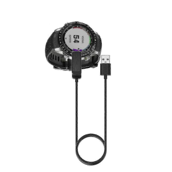 For Garmin MARQ Athlete/Adventurer/Captain/Golfer/Aviator Ladeklips USB-lader med Datafunksjon