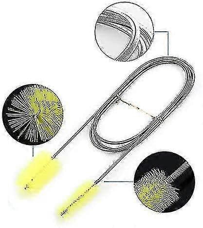 Rengøringsbørste. 155 cm / 61 tommer fleksibel renser til akvarium, slangerenser