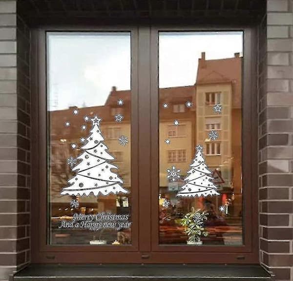Juleklistremerker Juleklistremerker Vindusklistremerker Juledekorasjon DIY