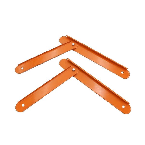 2x Vikbar Stege Fiskbensstege Koppling Vit