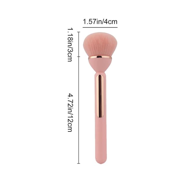 Pudderbørste Profesjonell Sminkebørste Premium Flat Top Foundationbørste for Bruk Pudder Blush Flytende