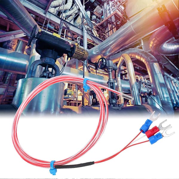 Vanntett PT100 Temperatursensor 3 X 20mm Termistor Probe -50 til +300 (3m)