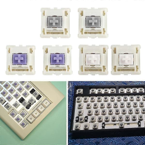 Lilla Grå Hvid 5-pin 67g Sp-Star Lineær Switch Til Brugerdefineret Mekanisk Tastatur