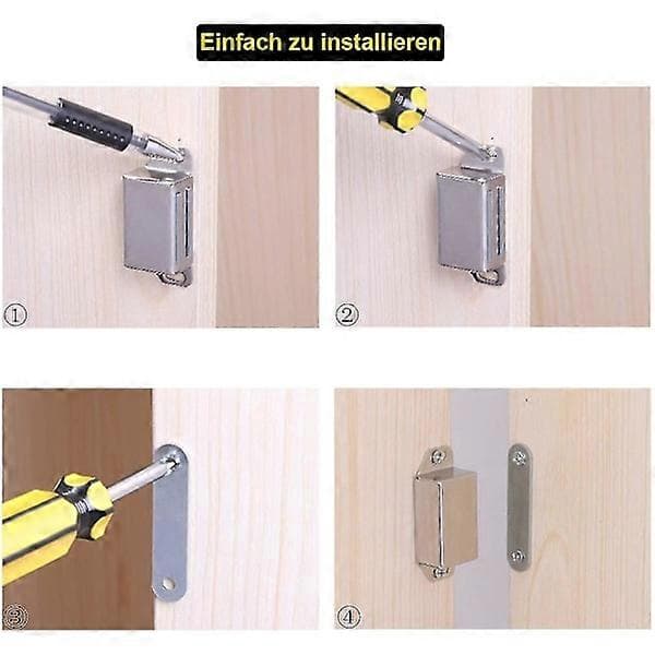 Magnetisk Skapdørlås, Dørmagneter, Rustfritt Stål 10kg