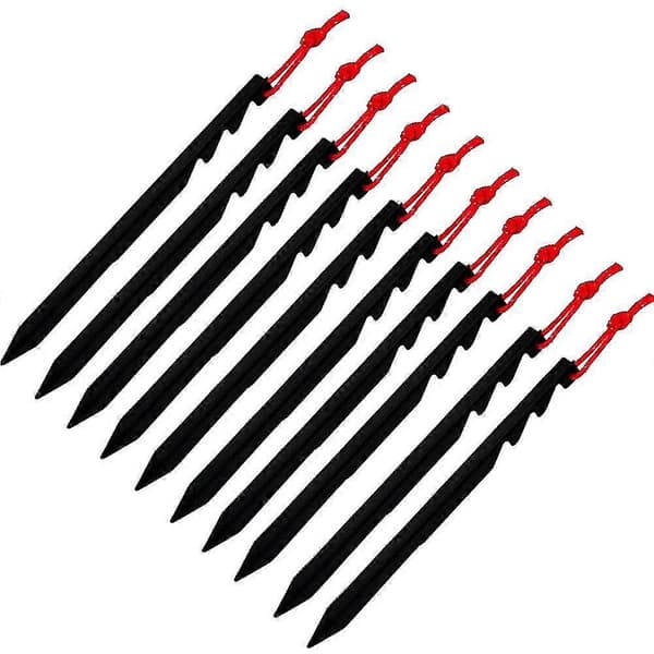 10-pack Lätta Kraftiga Tältpinnar i Aluminium