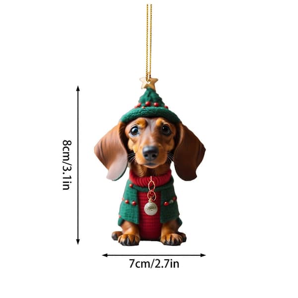 Julepynt Nye Morsomme Hund Juletrepynt Dvergdachs Julepynt