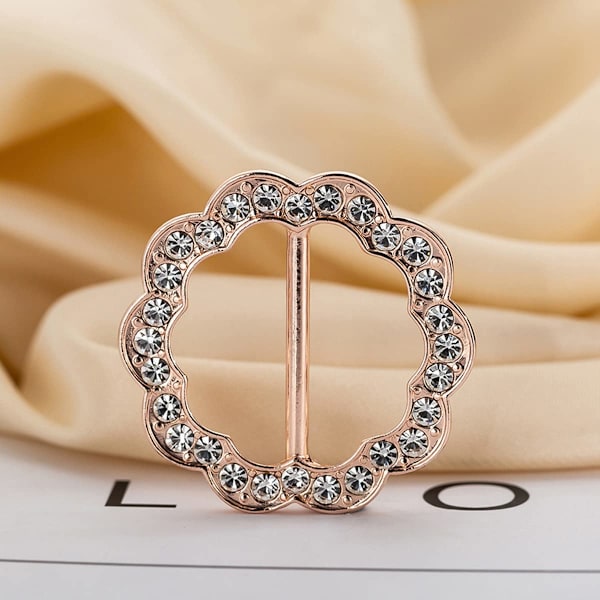 2 st Sjal Ringar Spänne för Kvinnor, Cubic Zirconia Silke Sjal Ring Spänne T-Shirt Klämmor Spänne Kläder Hörn Knuta Spänne Kläder Broscher