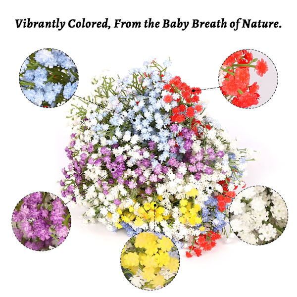 10 kpl Gypsophila Tekokukat Koti Dekor