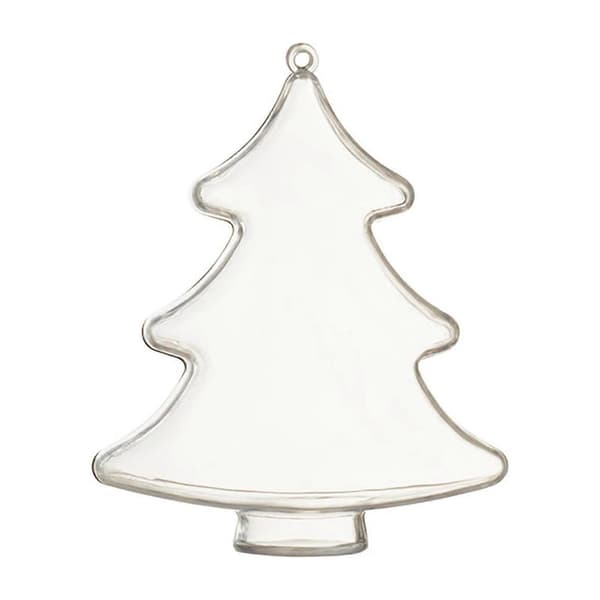 Transparent Julgran Juldekorationer DIY Julklappar