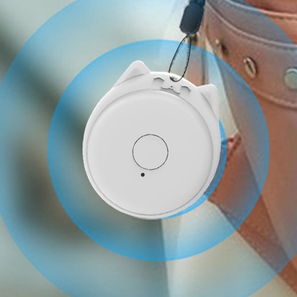 Personliga enheter, Smart GPS-tracker - Trådlös Smart Pet Tracker | Anti-förlorad platsspårare, liten GPS-enhet, objektdetektor (vit)