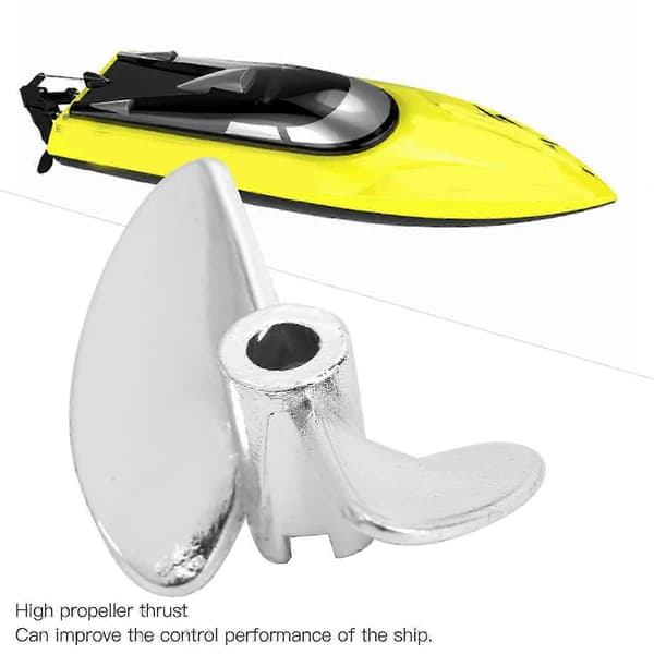 35mm RC Båt 2 Blad Propeller Passar FeiLun FT016 FT007 FT012 FT009 FT011 FT010 FT016Silver S