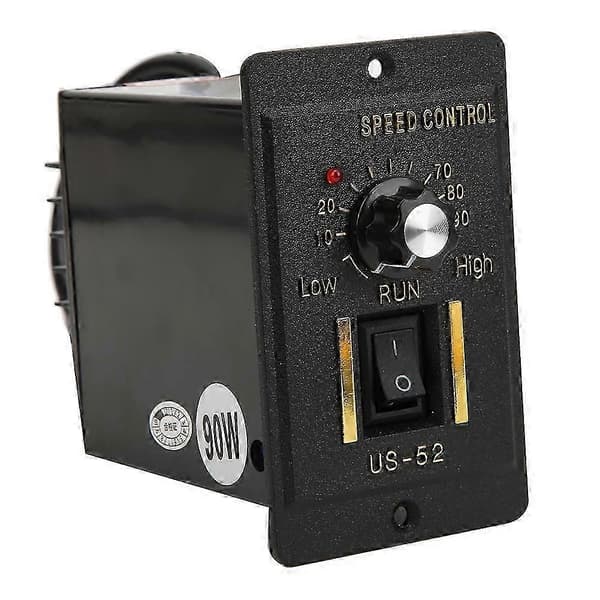 BERM Motorhastighedsregulator med Potentiometer Gevindknap 3.96 Interface AC220V 50/60Hz
