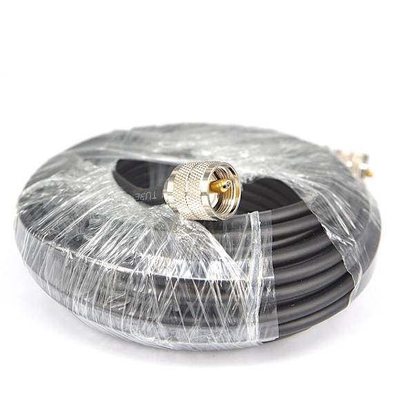 15m CB  antennekabel RG58 koaksial UHF PL-259