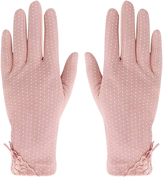 Dame Cykelkørsel Handsker Solbeskyttelse Handsker,Pink