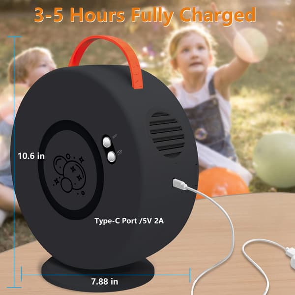 Automatisk bubbelblåsare för småbarn Uppladdningsbart batteri
