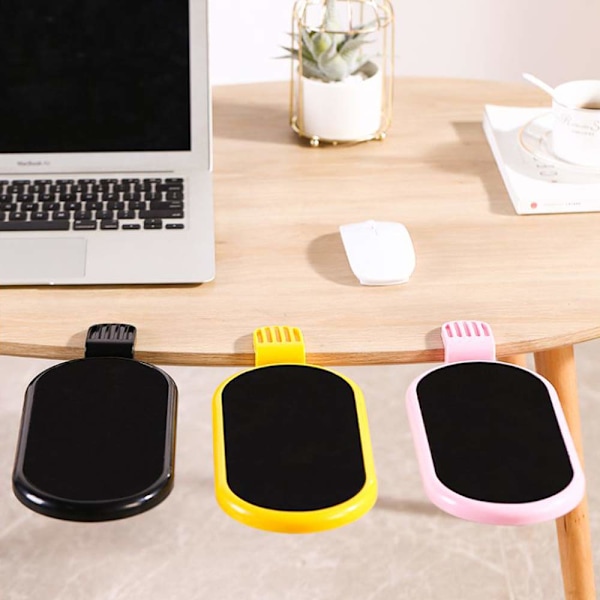 Computer Arm Rest til skrivebord, justerbar roterende armrest (Pink)