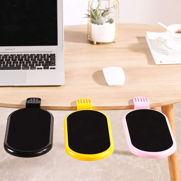 Datamaskin Arm Rest for skrivebord, justerbar roterende armrest (rosa)
