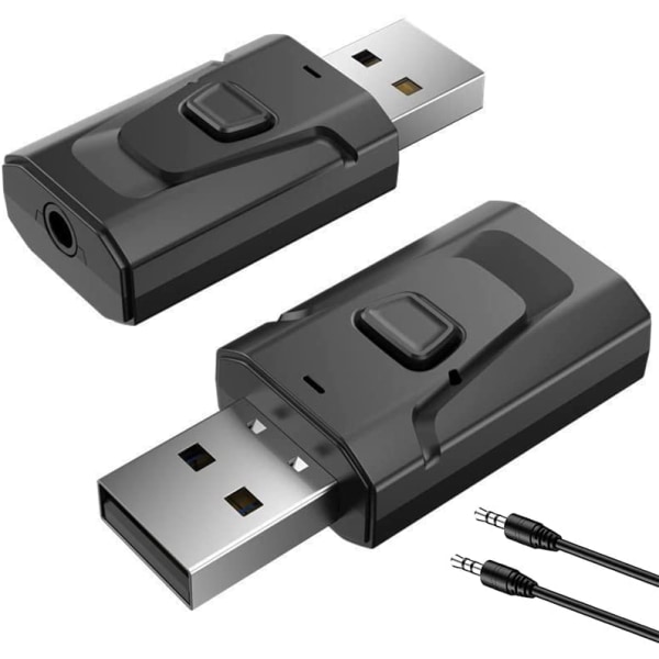 USB Bluetooth 5.0 Adapter 4-i-1 trådlös ljudsändare