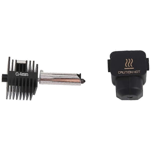 För 0.4MM A1 Mini Munstycksmontering Hotend Kit Härdat Stål för A1 3D-skrivare