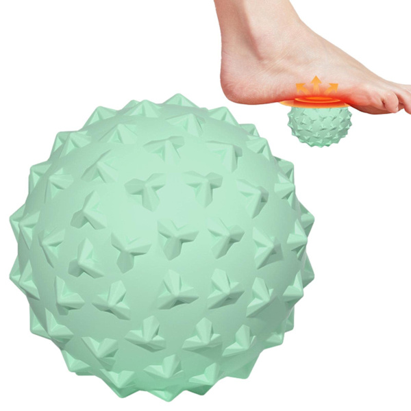Pigget Massagebold, Blød Pigget Massagebold til Fødder Ryg, Dybdegående Væv, Muskelgenopretning, Triggerpunkt, Myofasciel Løsning