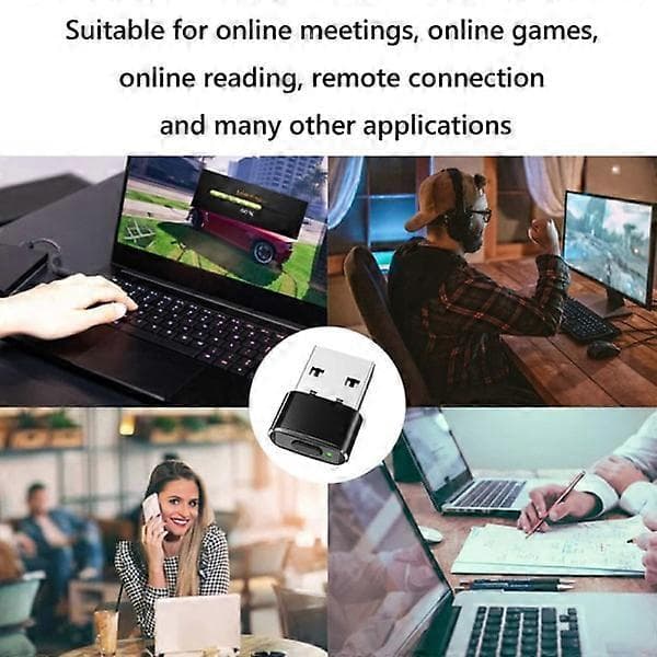 USB Mus Jiggler Udetectable Mus Bevæger Sort