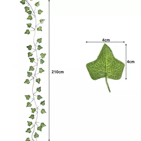 2 stk. Vedbendranke / Bladranke - 2m lang Gree 2pcs