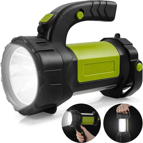 Camping Lantern Rechargeable LED Flashlight Spotlight with 800LM