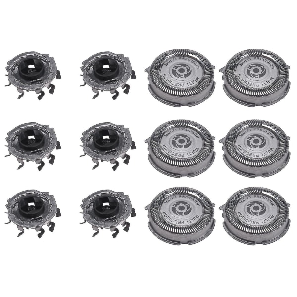 6 stk. Sh50 reservedele til Series 5000 barbermaskiner, S5000 S5420 S5380 S5351 Multiprecision-blad