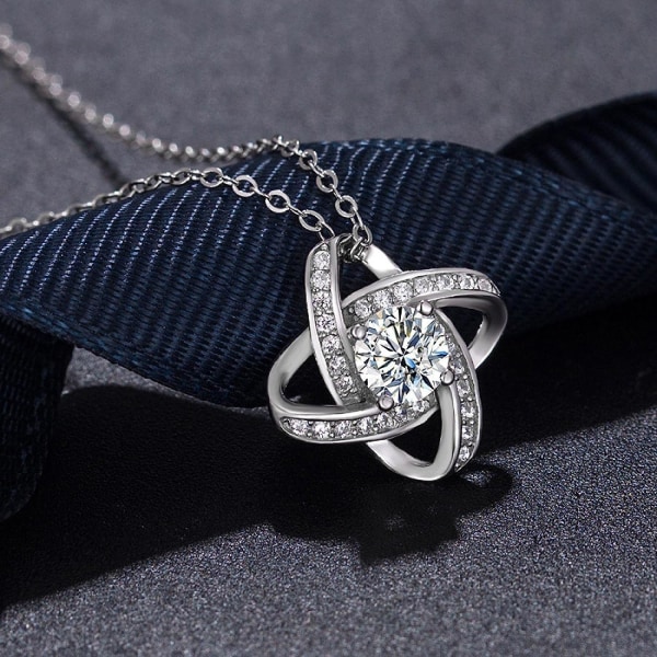 Halskæder til kvinder Diamant vedhæng halskæde Mode kort udsøgt kravebenskæde til dame til kvinder piger Valentinsdag Mors dag gaver