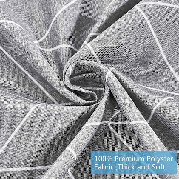 Bruseforhæng Vandtæt 180 x 200 cm Polyester, Grå