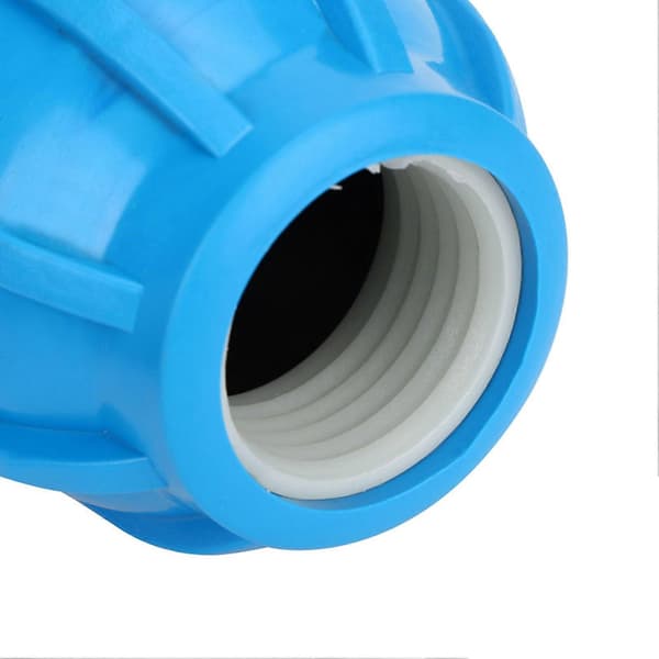 PE Plast Rak Vattenrörskoppling 25mm till 25mm 4-pack
