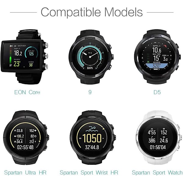 Laddare för Suunto 9, D5, Spartan Ultra Hr, Spartan Sport Wrist Hr, Eon Core - Magnetisk USB-laddningskabel 100 cm
